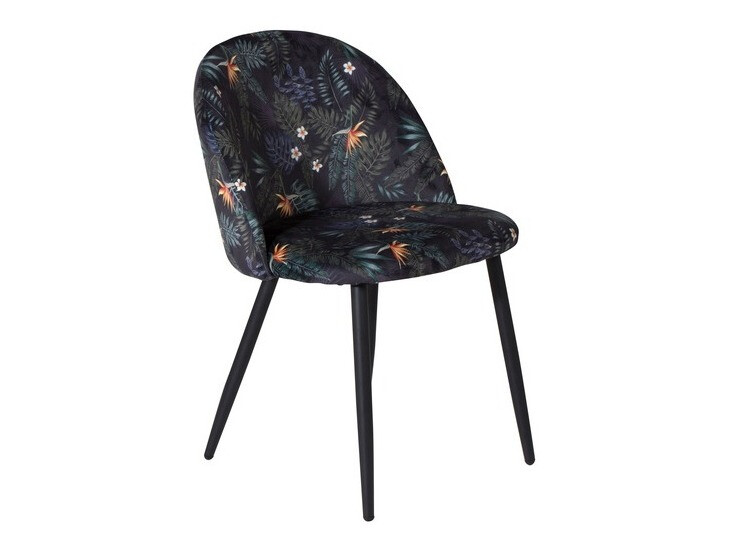Silla Dallas 153 (Patrón floral + Negro)
