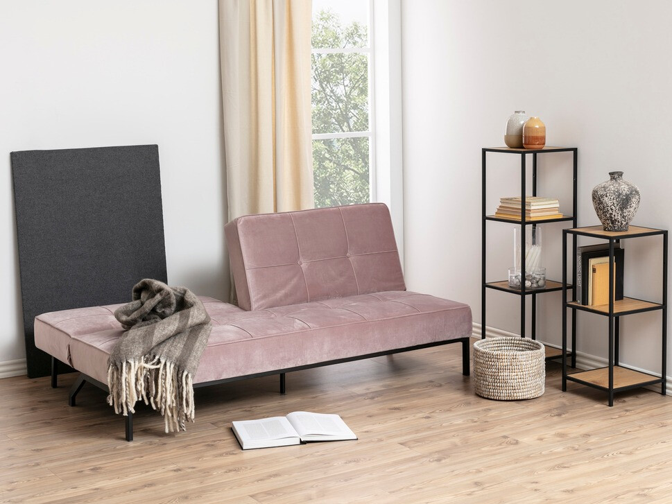 Sofá-cama Norsica 243 (Rosa)