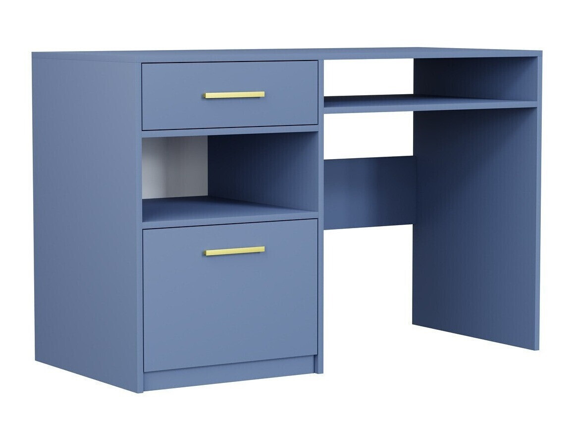 Mesa de oficina Dortivu 117 (Azul + Dorado)