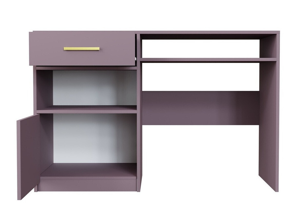 Mesa de oficina Dortivu 117 (Púrpura + Dorado)