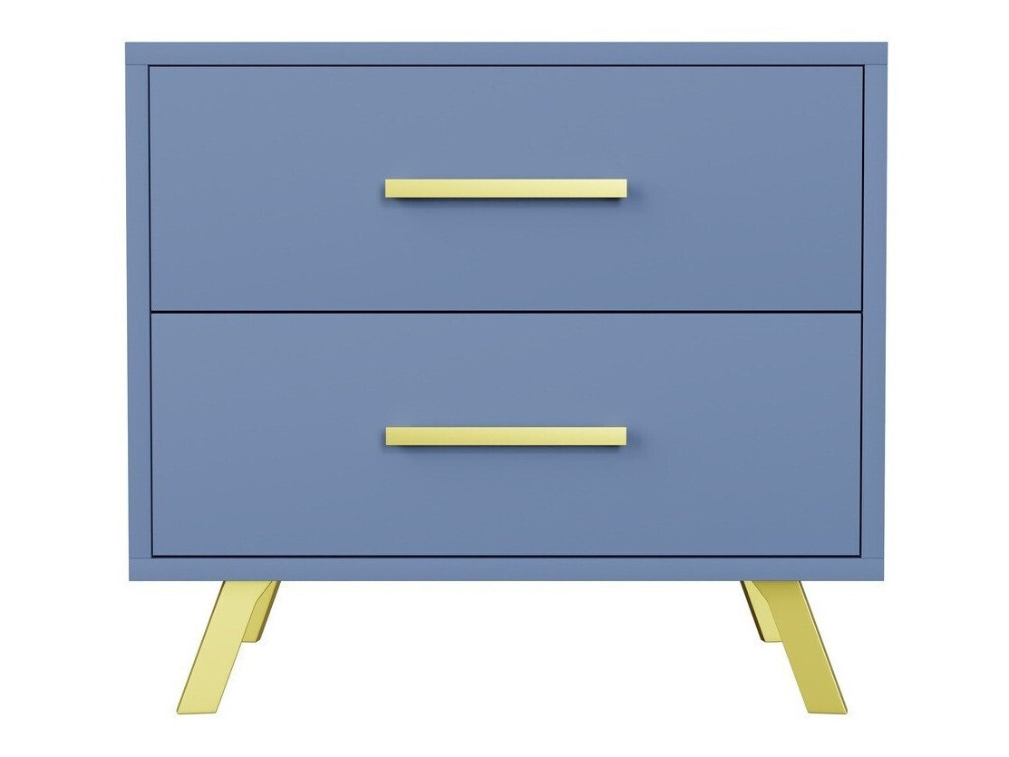 Mesilla de noche Dortivu 119 (Azul + Dorado)