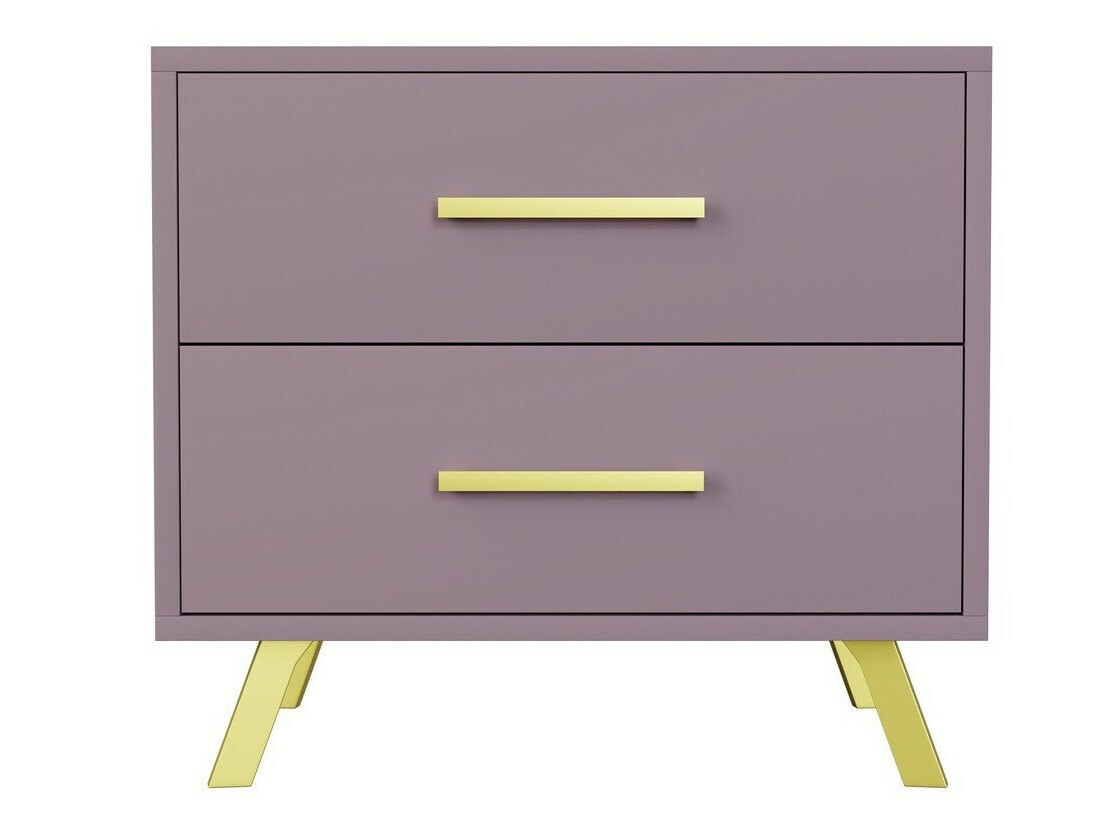 Mesilla de noche Dortivu 119 (Púrpura + Dorado)