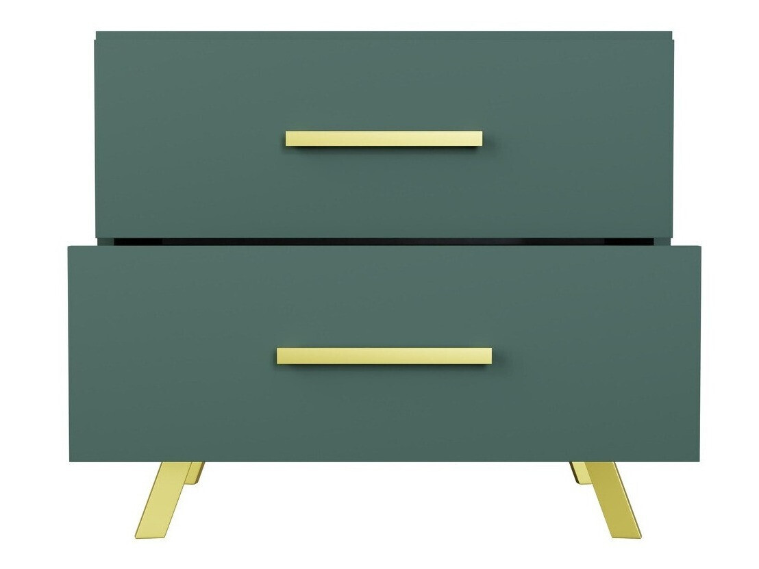 Mesilla de noche Dortivu 119 (Verde + Dorado)