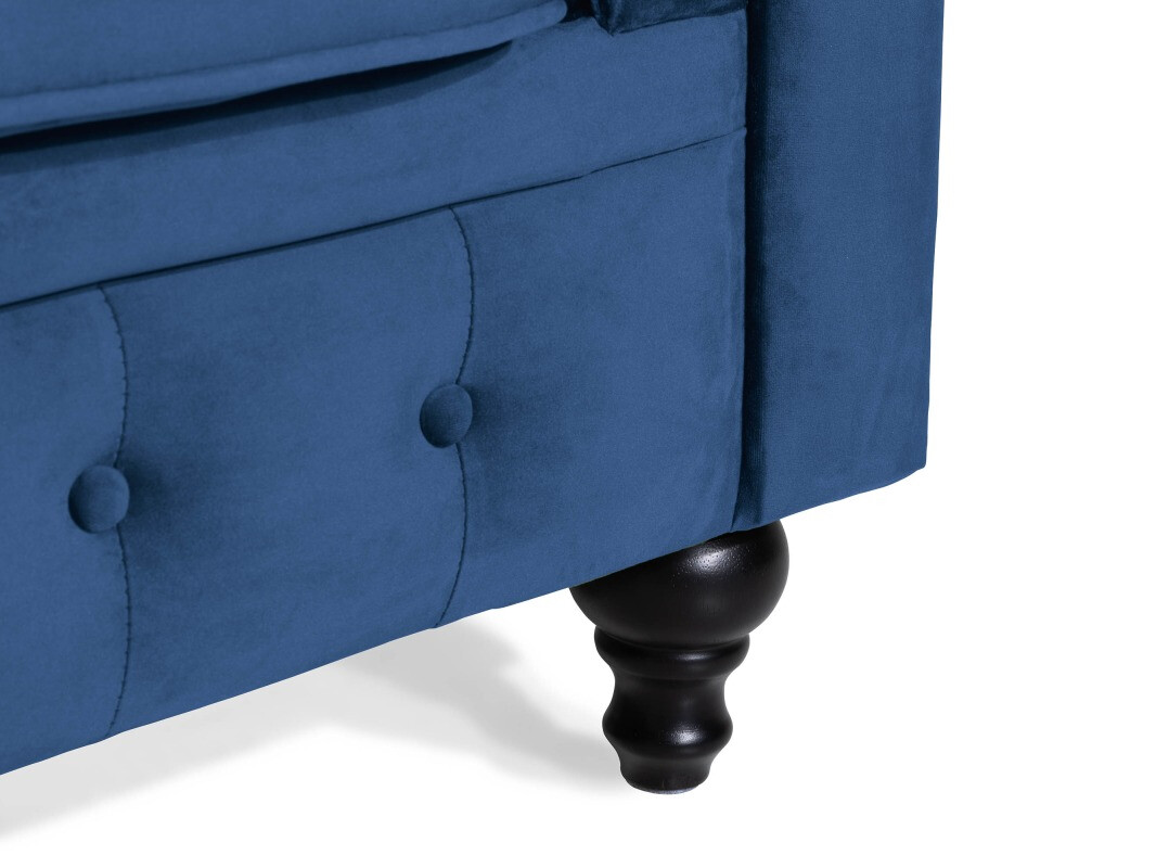 Sofá chesterfield Manor House Ophfenu 105 (Azul)