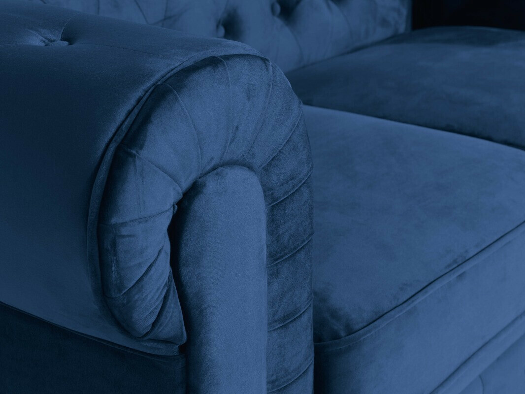 Sofá chesterfield Manor House Ophfenu 105 (Azul)
