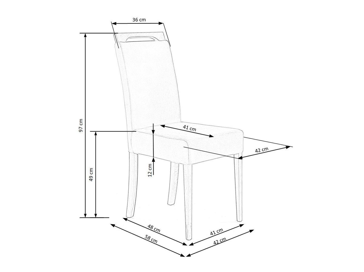 Silla Houston 535 (Gris + Blanco)