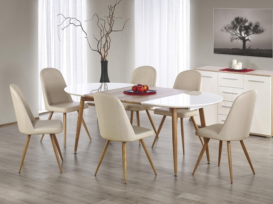 Silla Houston 562 (Crema + Miel de roble)