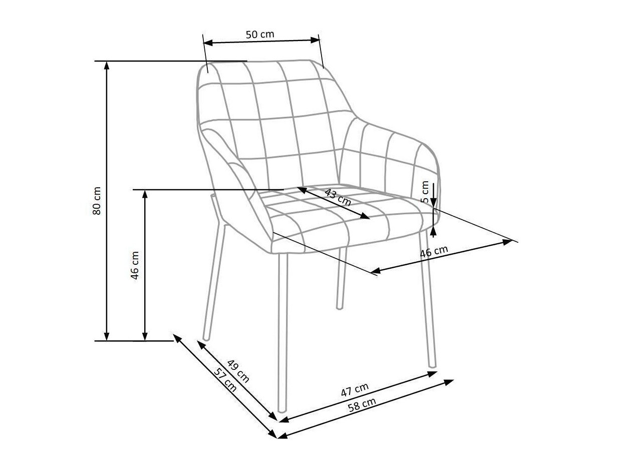 Silla Houston 859 (Verde oscuro + Negro)