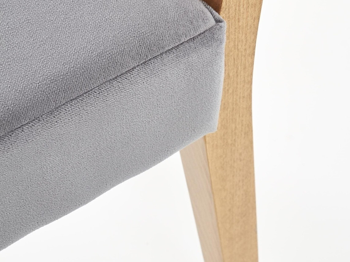 Conjunto de comedor Houston 786 (Miel de roble + Gris)