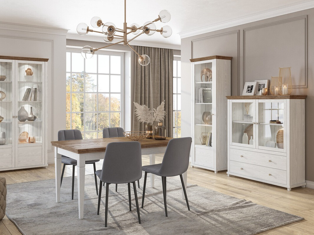 Estantería Tolnue 101 (Fresno blanqueado + Roble de lefkada)