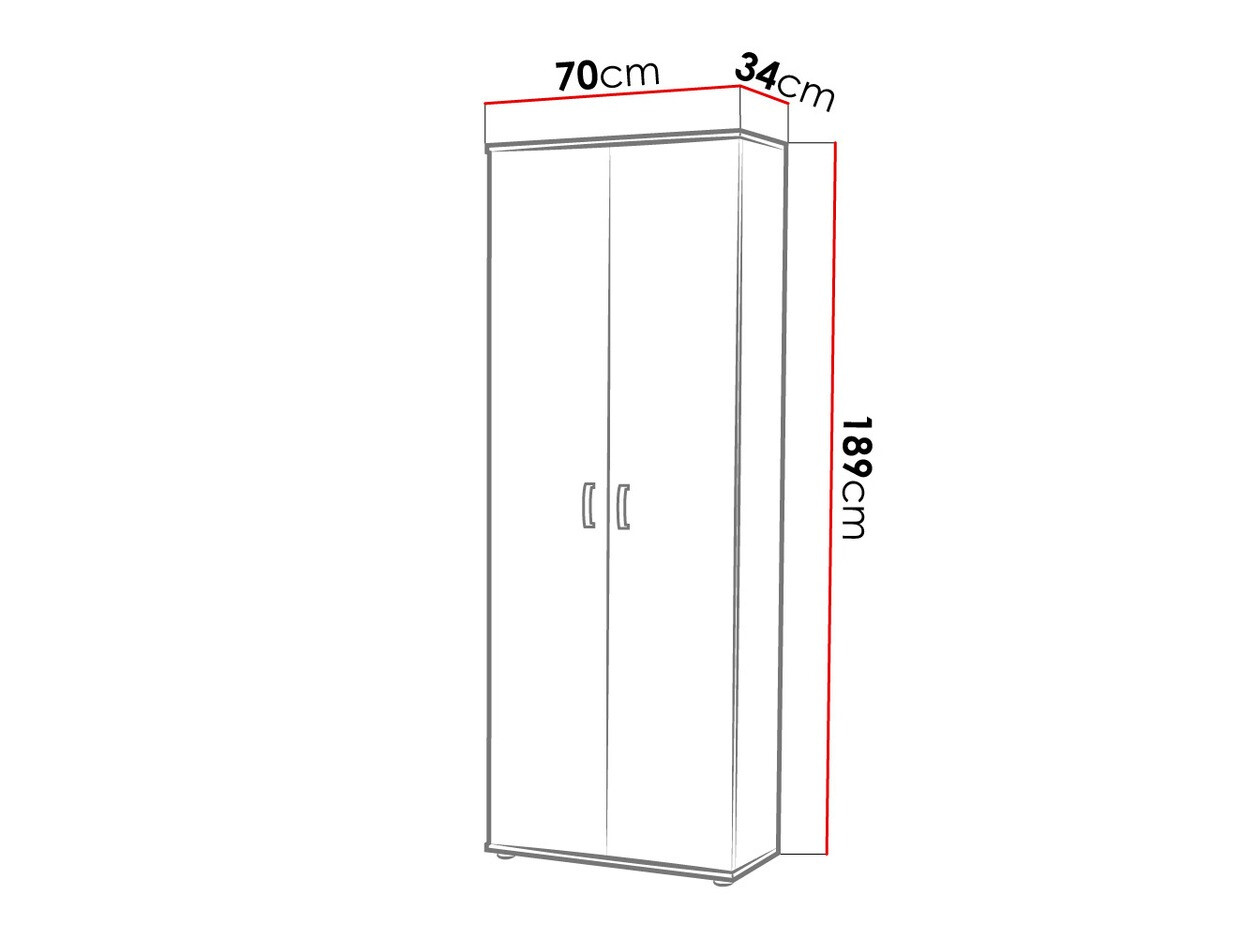 Estantería Bristol 135 (Blanco)