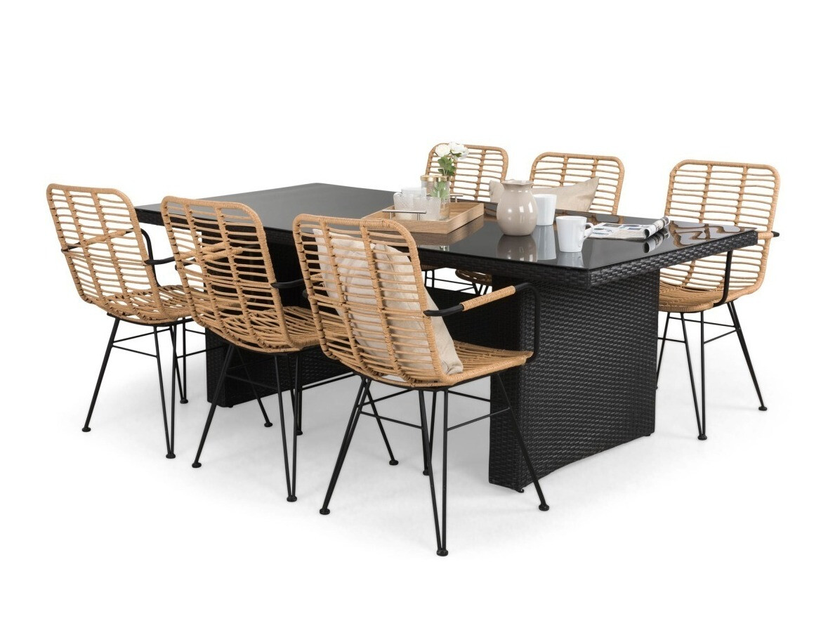 Mesa de exterior Comfort Garden 1569 (Negro)