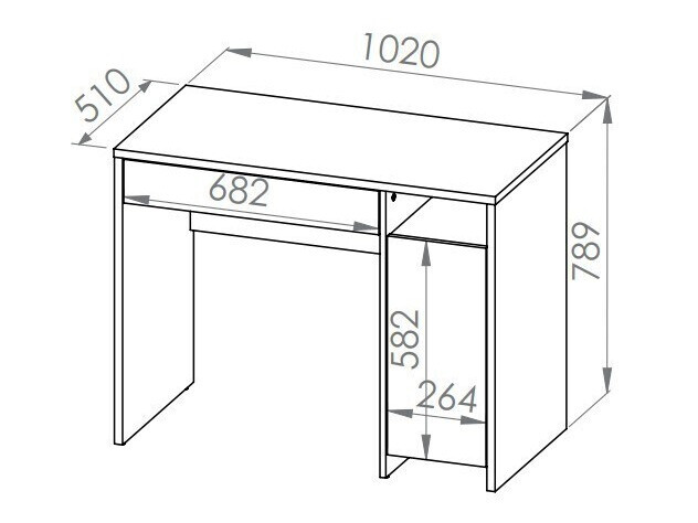 Mesa de oficina Madison 134