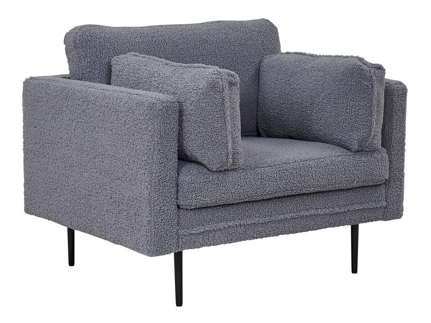 Sillón Dallas 100 (Gris + Negro)