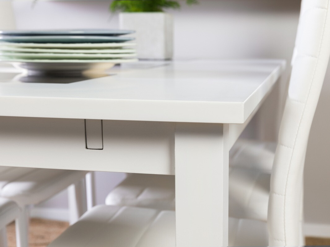 Conjunto de comedor Scandinavian Choice 653 (Blanco)