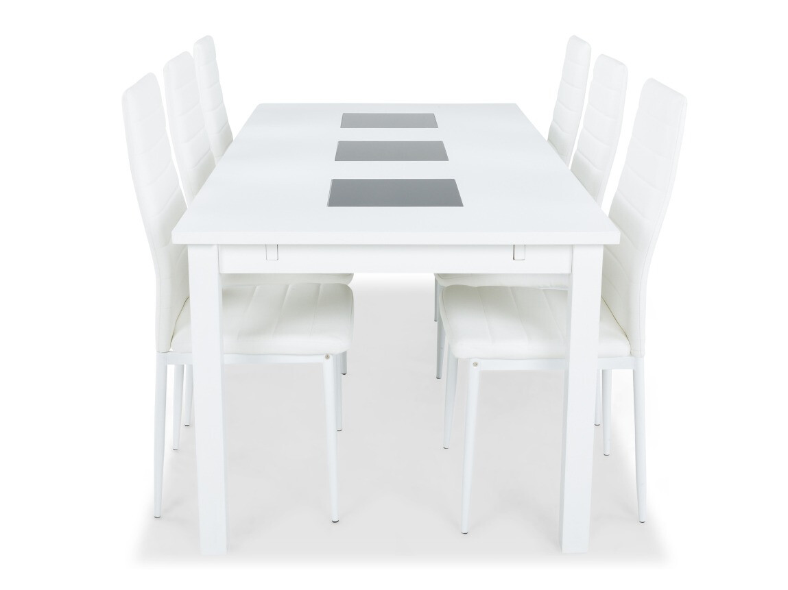 Conjunto de comedor Scandinavian Choice 653 (Blanco)
