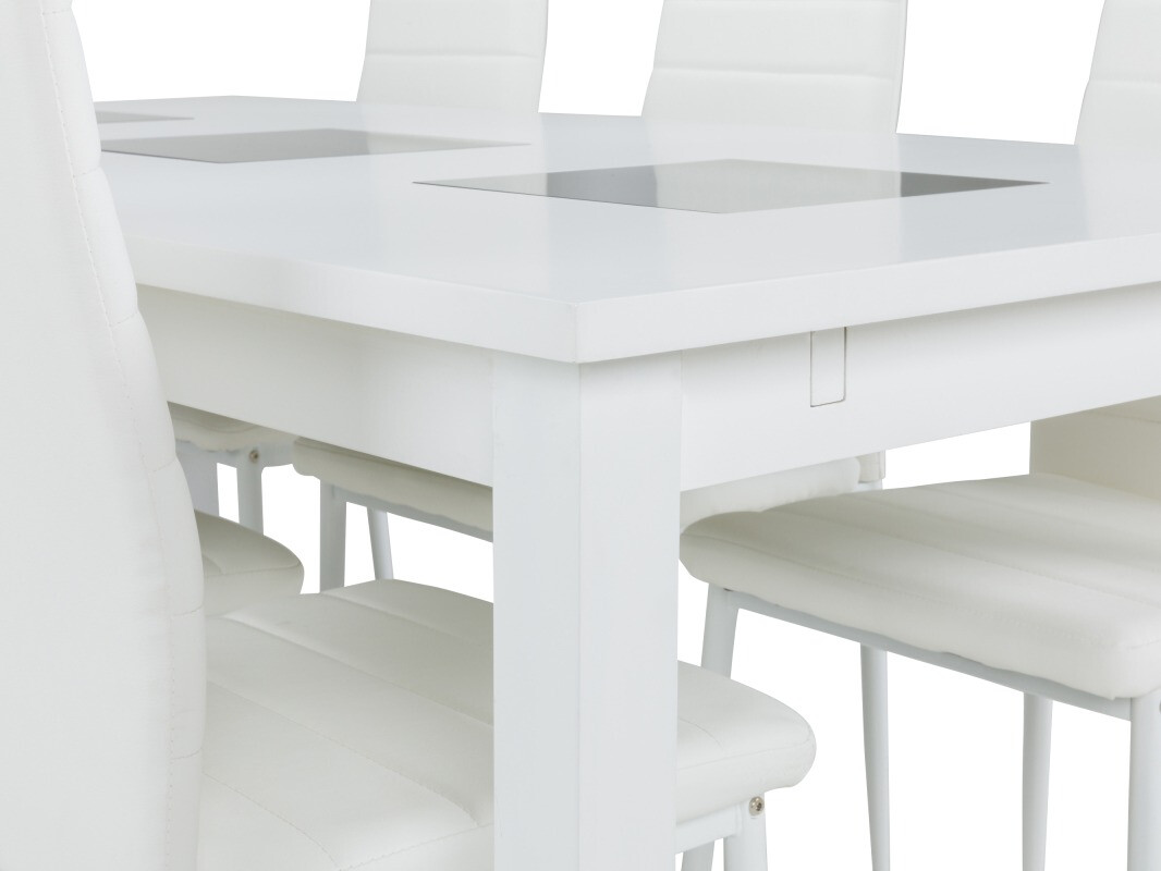 Conjunto de comedor Scandinavian Choice 653 (Blanco)