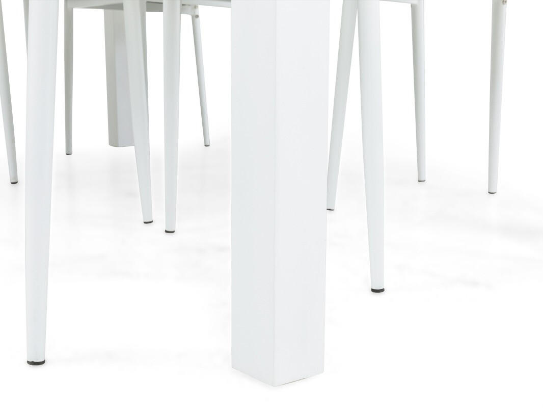 Conjunto de comedor Scandinavian Choice 653 (Blanco)
