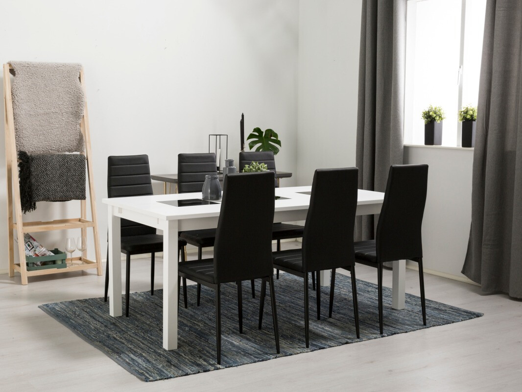 Conjunto de comedor Scandinavian Choice 653 (Negro)