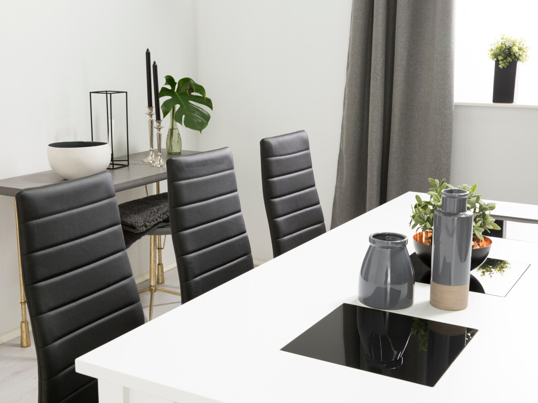Conjunto de comedor Scandinavian Choice 653 (Negro)