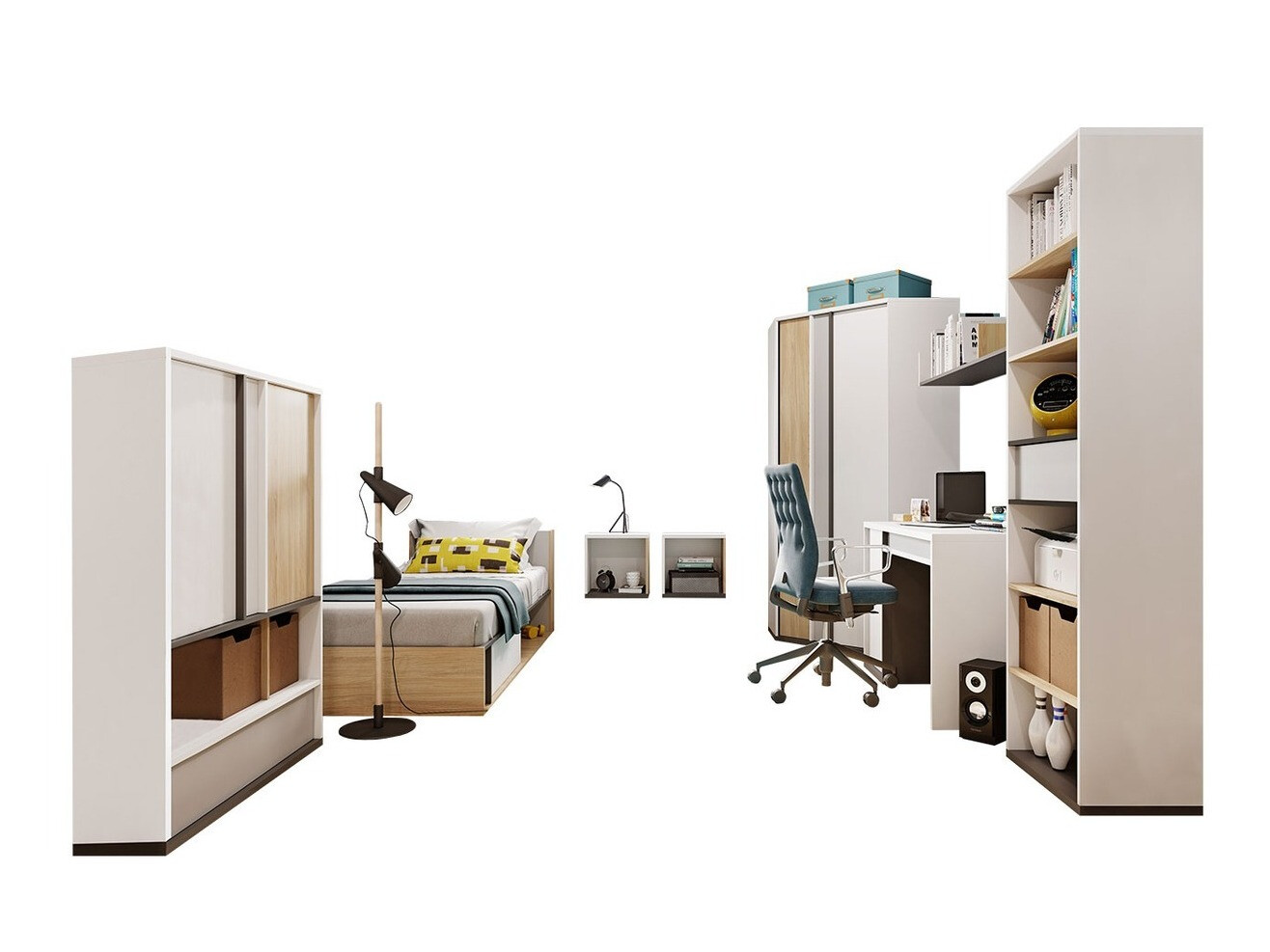 Conjunto de dormitorio infantil Marvesi 131