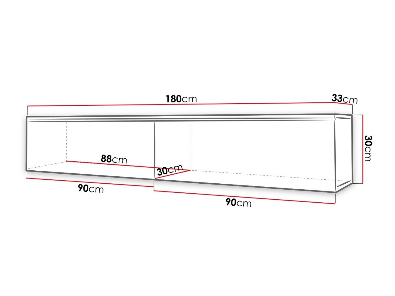 Mueble TV Sarasota 121 (Madera gris + Arbol envejecido)