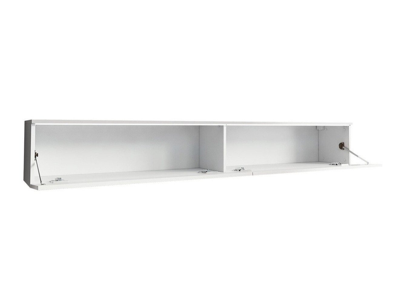 Mueble TV Scientia I (Blanco + Blanco brillante)