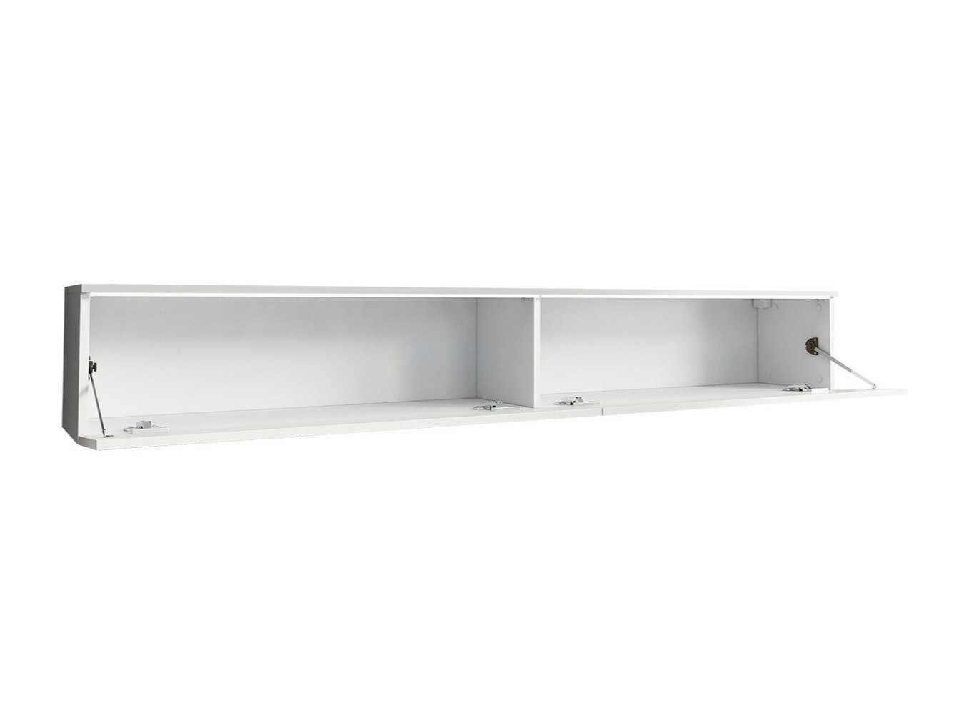 Mueble TV Scientia I (Blanco + Blanco brillante)