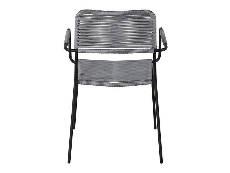 Silla para exterior Dallas 2819 (Gris + Negro)
