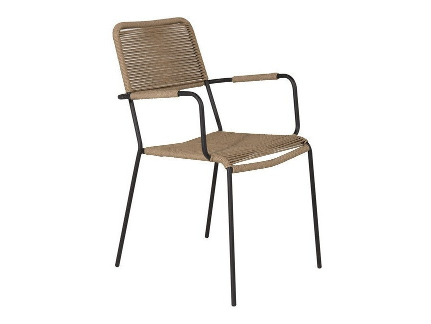 Silla para exterior Dallas 2819 (Marrón + Negro)