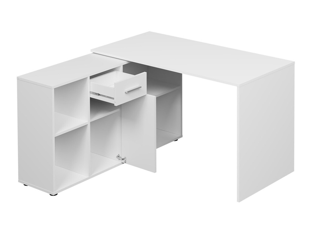 Mesa de ordenador esquinera Bristol 122 (Blanco)