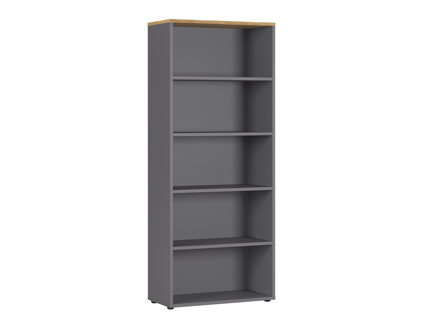 Estantería Eliromo 111 (Grafito + Roble nieto)