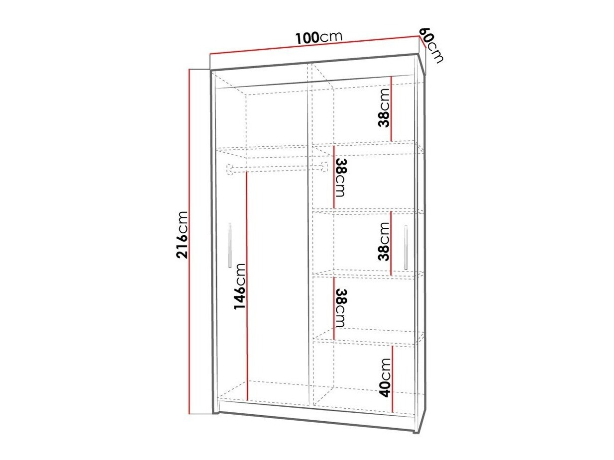 Armario Toledo 108 (Blanco)
