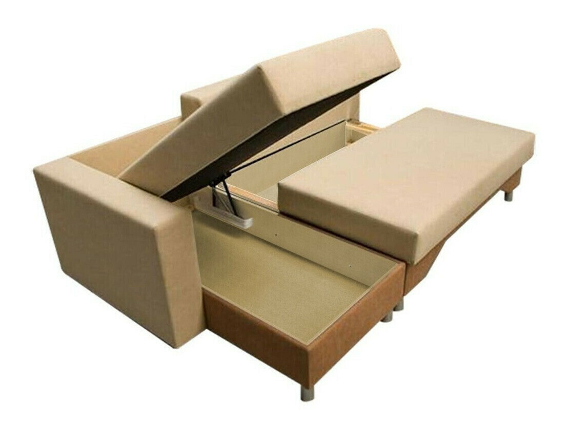 Sofá rinconero Akron 100 (Suedine 4001 + Suedine 1009)