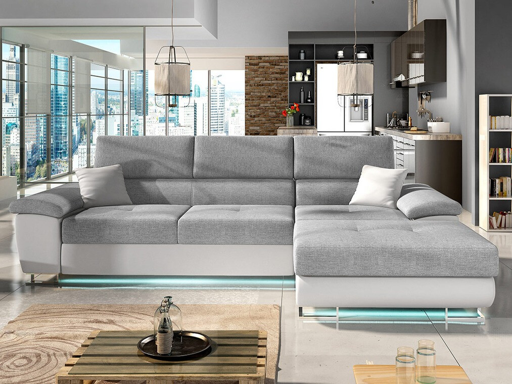 Sofá rinconero Comfivo 199 (Soft 017 + Bristol 2460 + Soft 017)