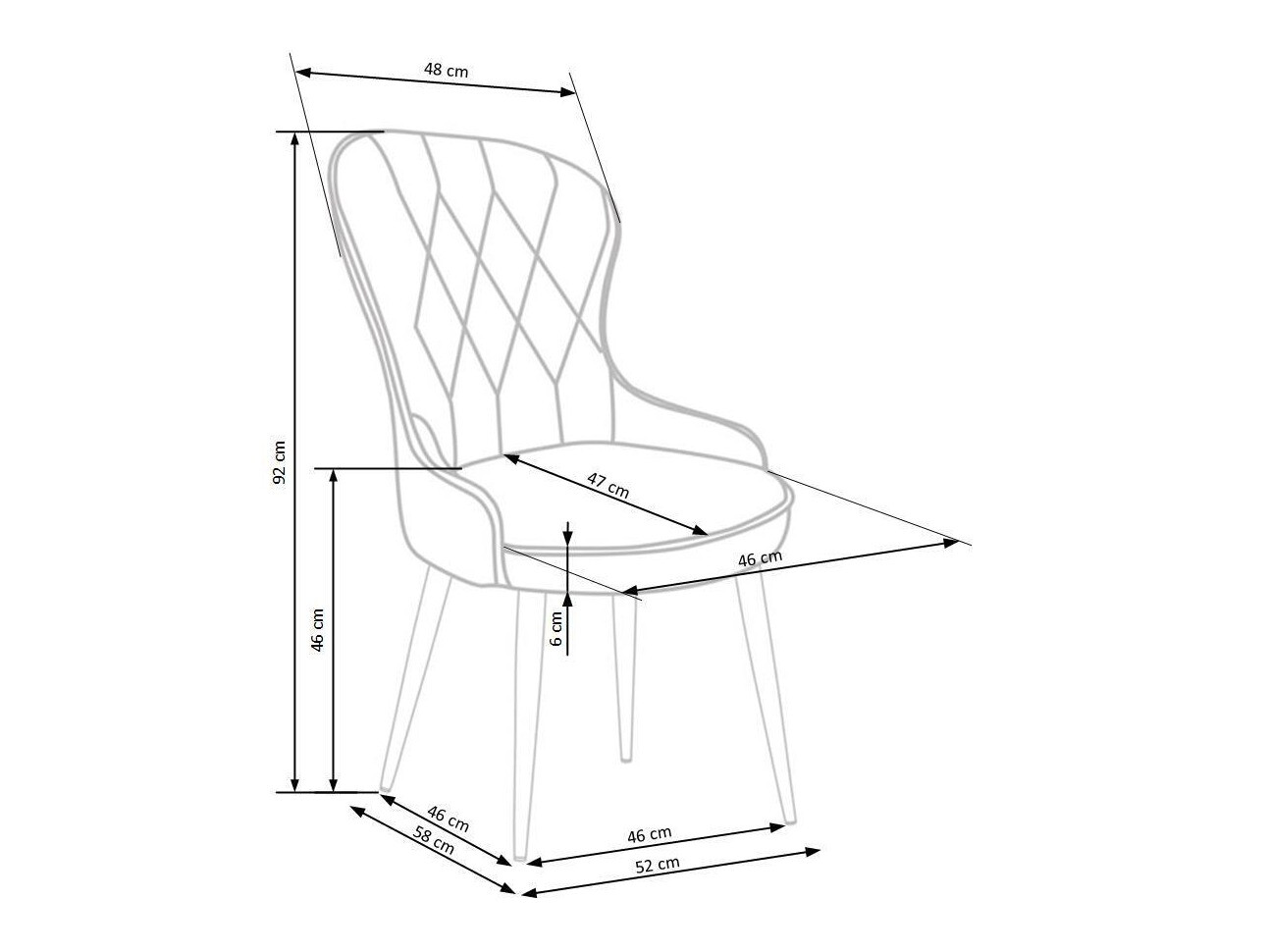Silla Houston 734 (Verde oscuro)