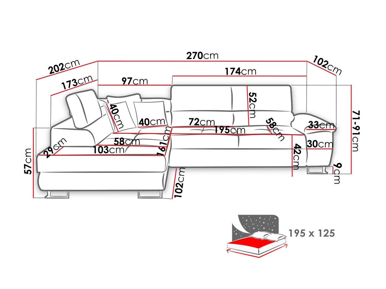 Sofá rinconero Comfivo 166 (Uttario Velvet 2980 + Muna 14)