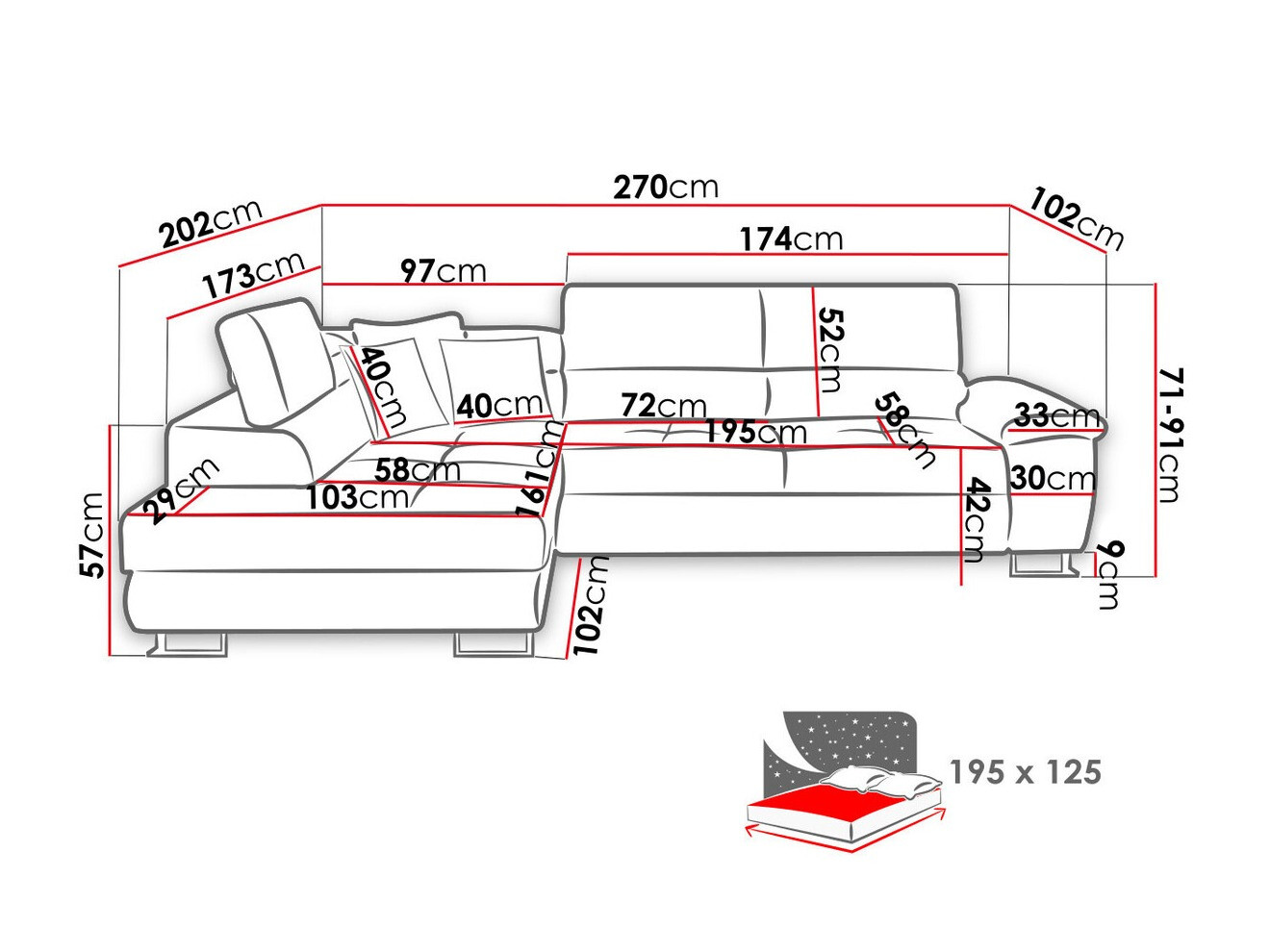 Sofá rinconero Comfivo Ruta II (Soft 017 + Uttario Velvet 2979 + Uttario Velvet 2955)