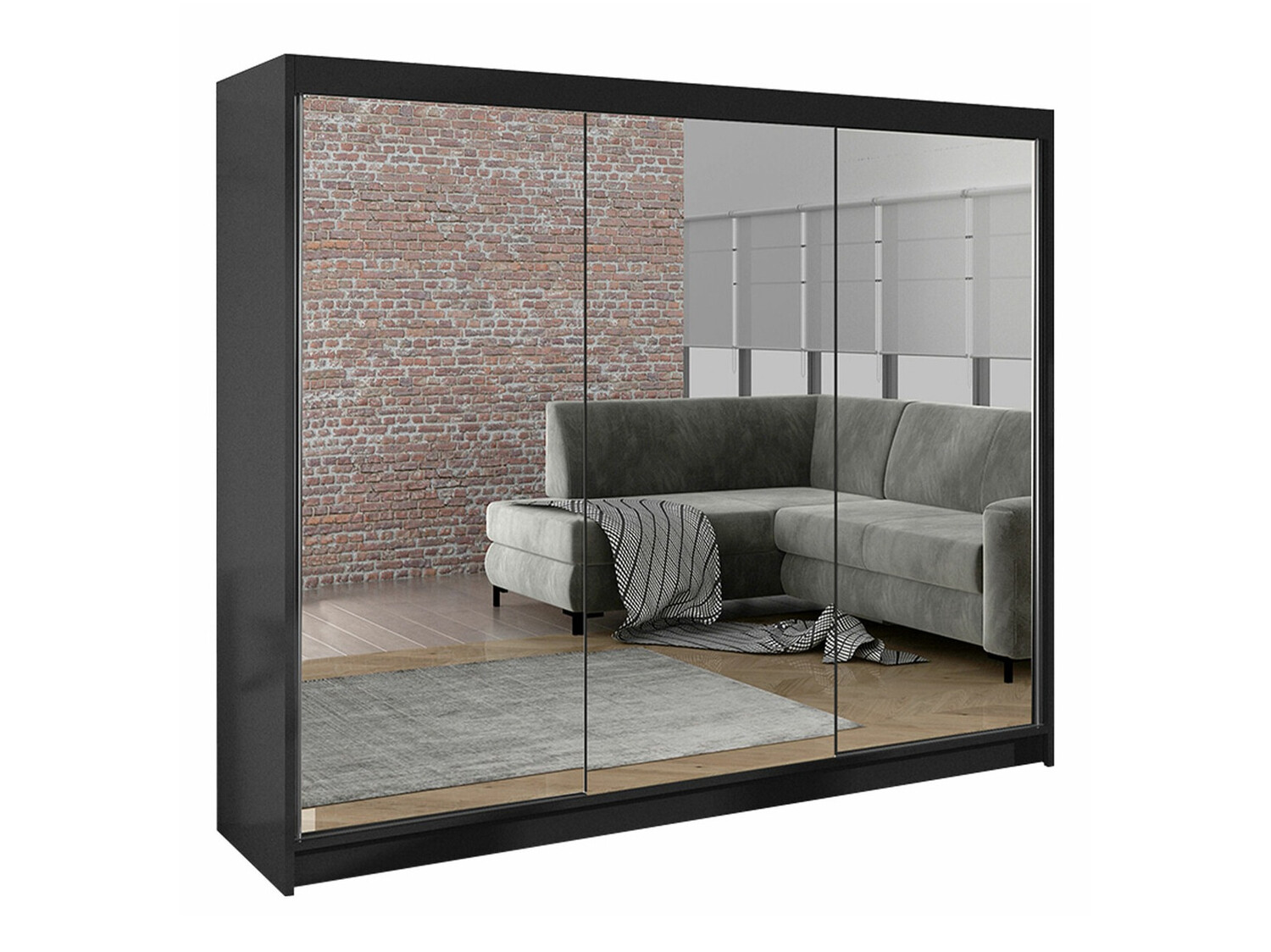 Armario Closico 160 (Negro)