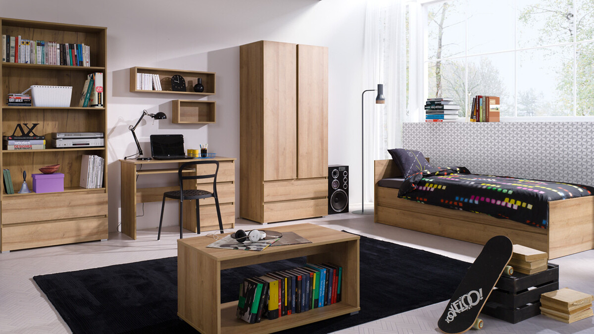 Estantería Cirdora 102 (Riviera roble)