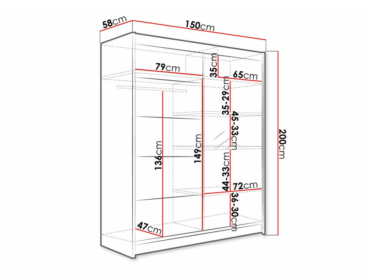 Armario Closico Vastor III (Roble Sonoma)