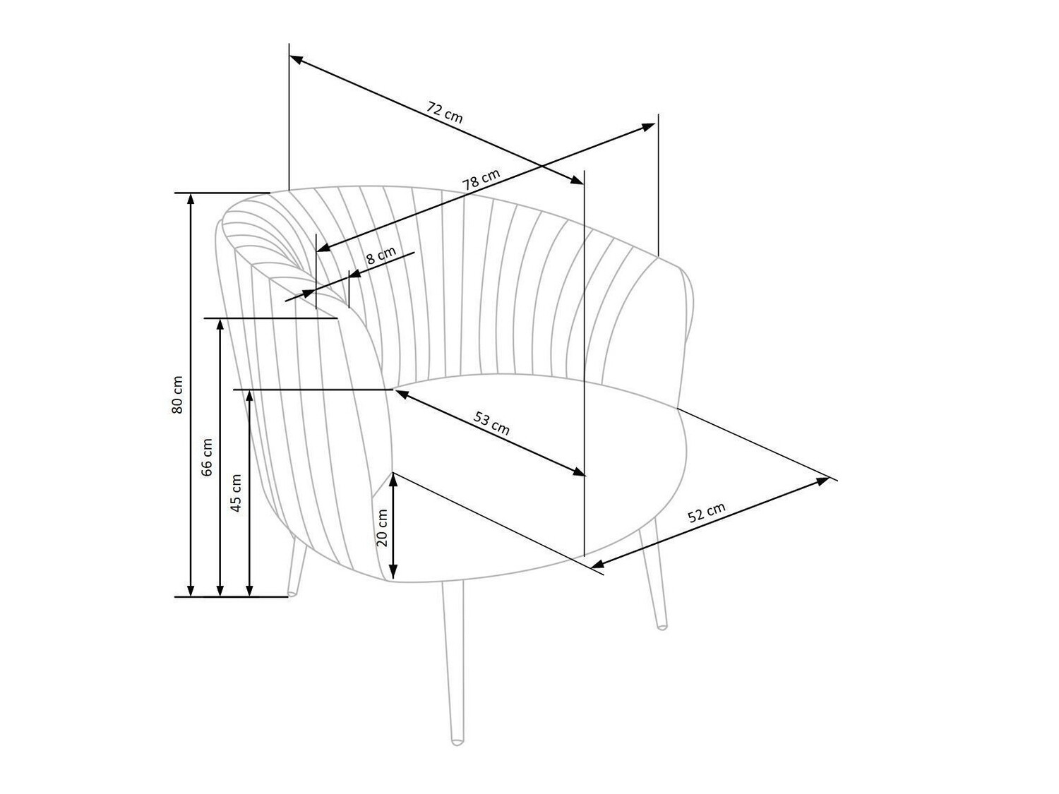 Sillón Houston 824 (Negro)