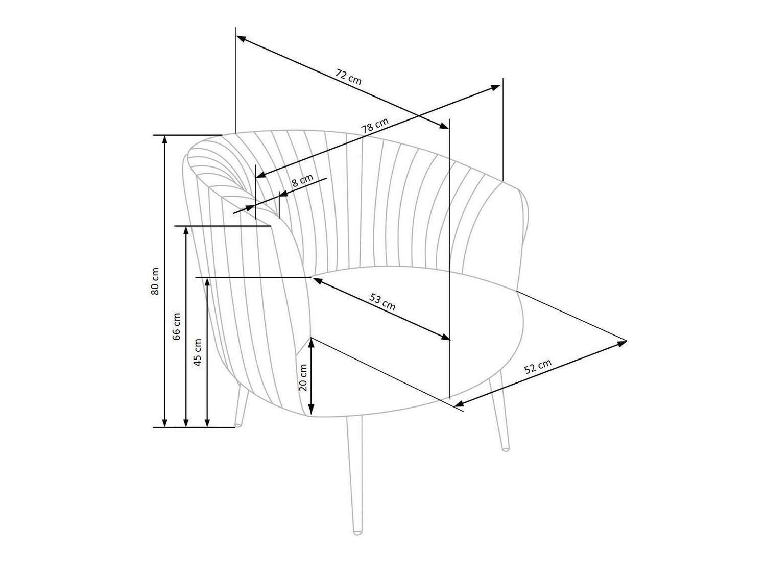 Sillón Houston 824 (Verde oscuro)