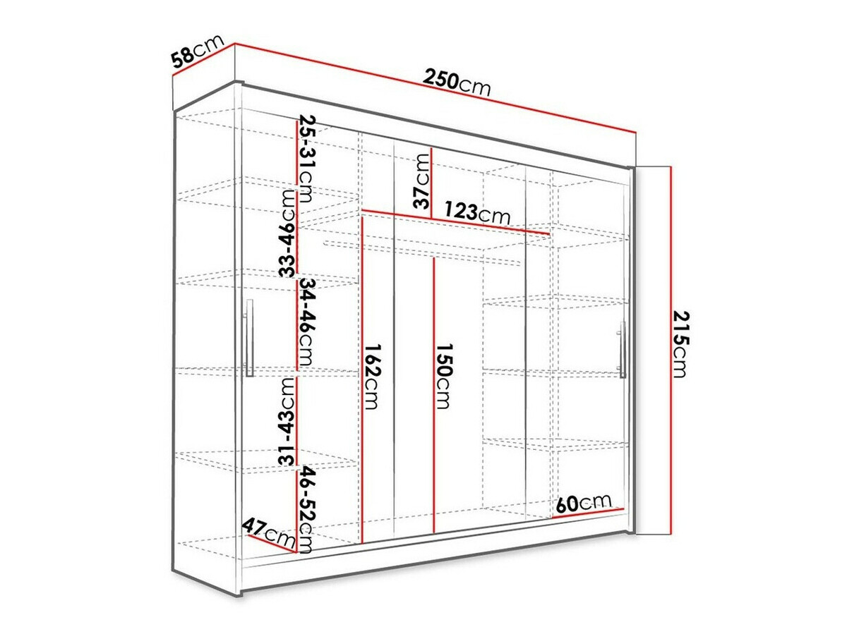 Armario Closico 118 (Blanco)
