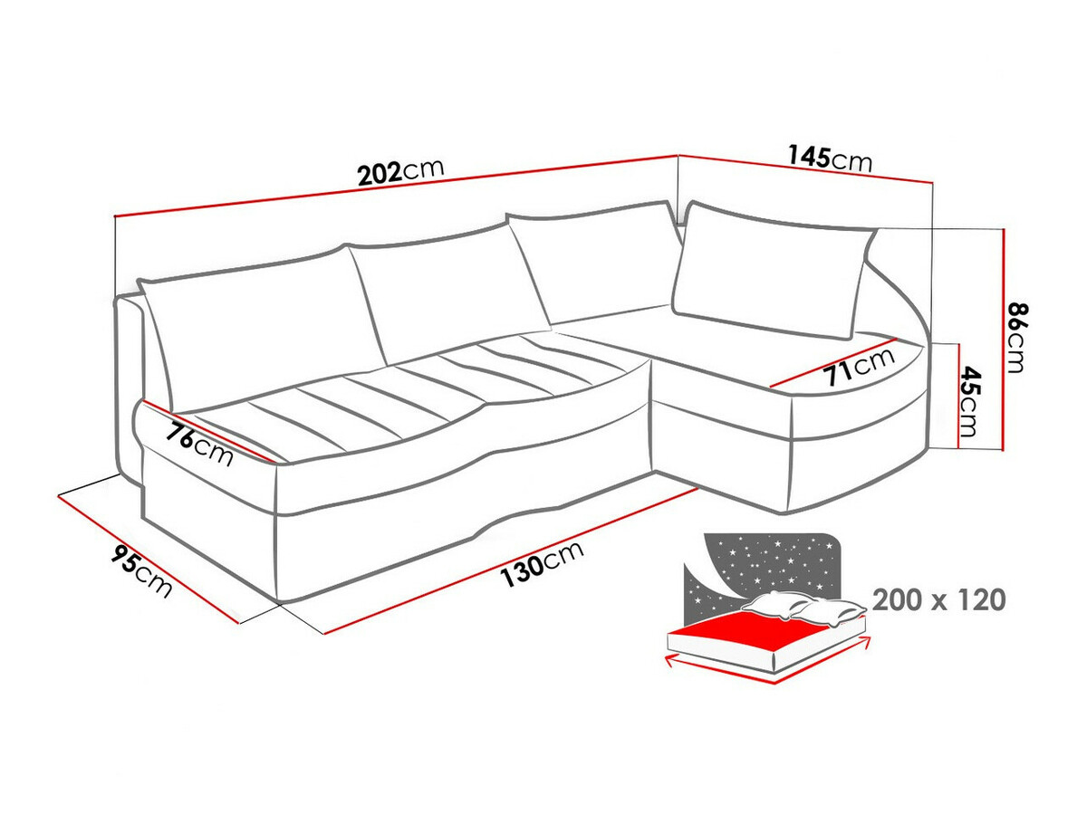 Sofá rinconero Providence 112 (Alcala 22 + Blando 20 + Amber 071)