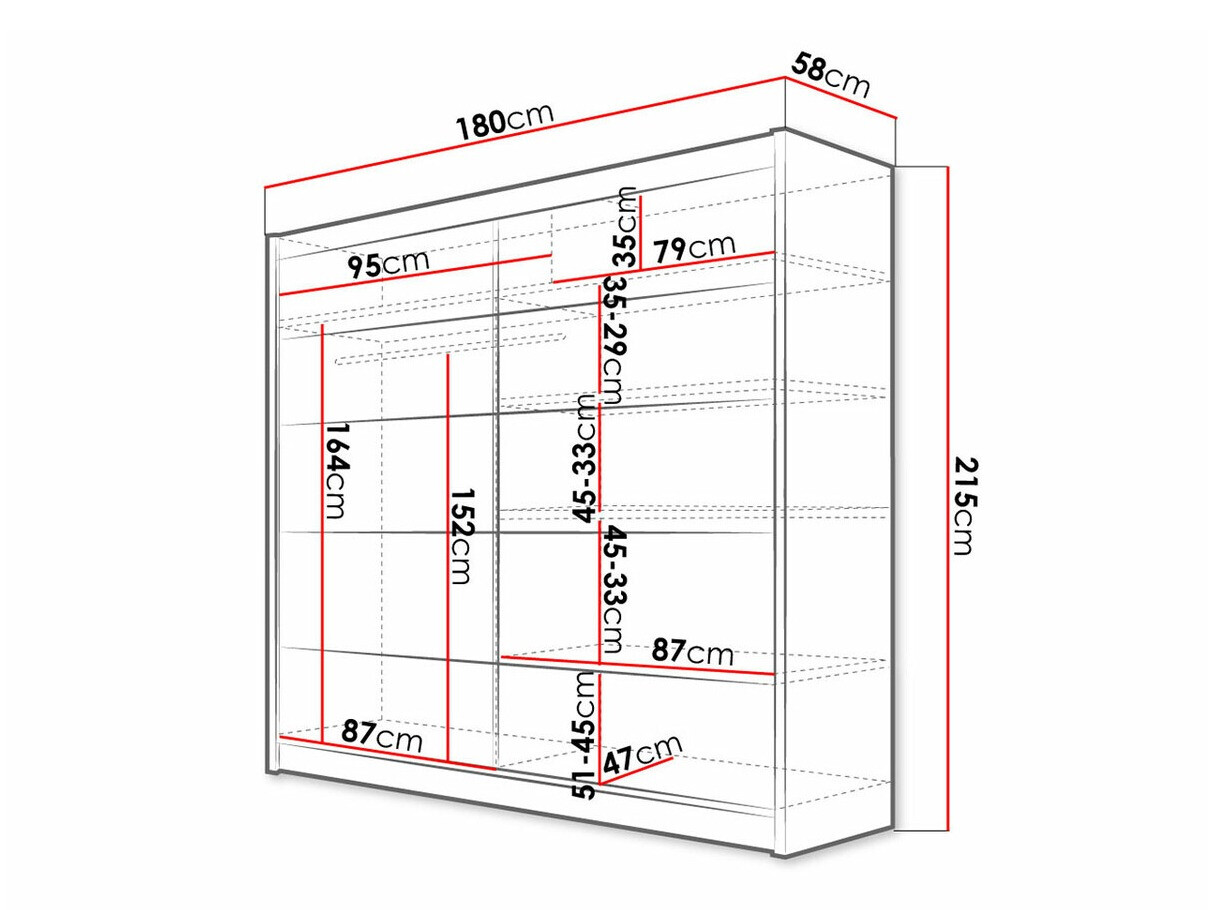 Armario Closico Cavaris IV (Blanco)
