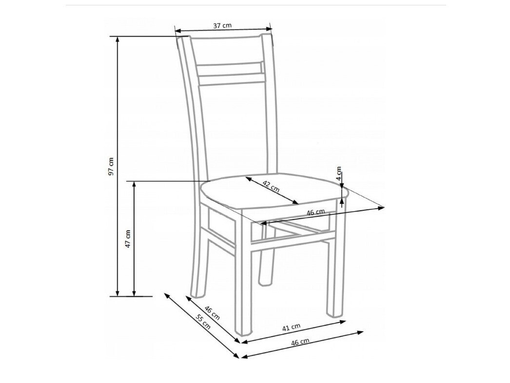 Silla Houston 260 (Miel de roble + Gris)