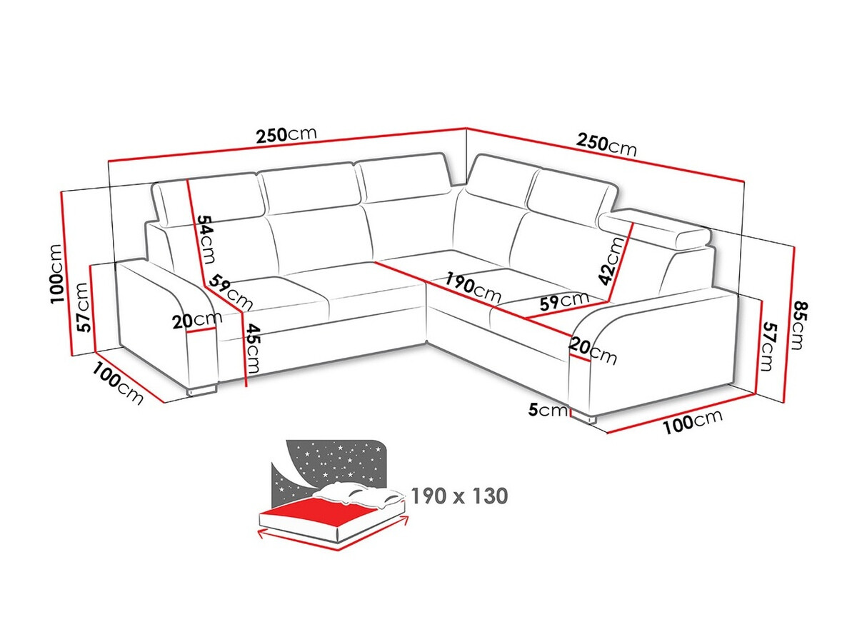 Sofá rinconero Ovos I (Crown 18)