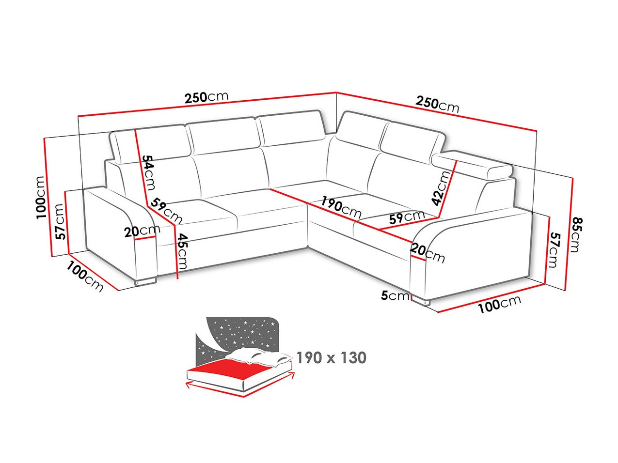 Sofá rinconero Ovos I (Crown 4)