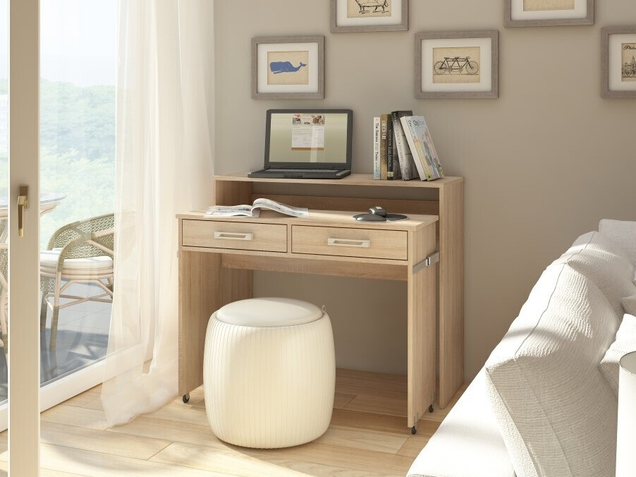 Mesa de oficina Gilroy 103 (Roble Sonoma)